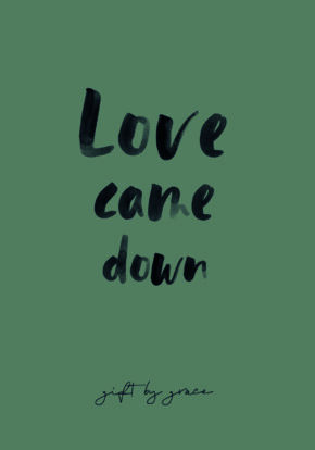 kerst poster Love came down